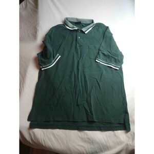 Vintage 90s Y2K Outer Banks Polo Shirt Mens XL Green Retro Hipster Classic